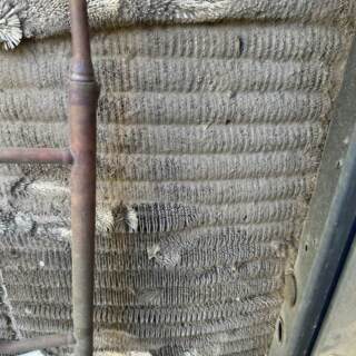 Dirty Before Condenser Cleaning