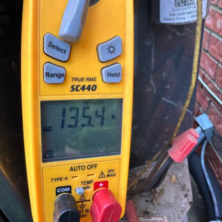 Overamping compressor at start up