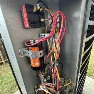 Hard start kit installed