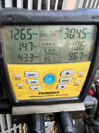 Everything checked out and customer's unit was working fine.