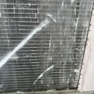 Technician cleaned both the condenser coil and the evaporator coil.