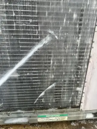 Technician cleaned both the condenser coil and the evaporator coil.