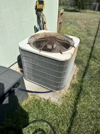 Customer's 19 year old air conditioner.