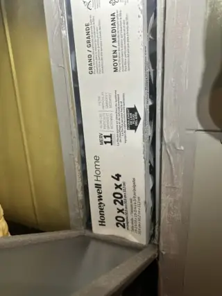 Upgraded Honeywell air filter.